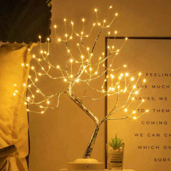 LED Fairy Light Tree Lamp – Twinlingthree® 108 LEDs Bonsai Table Lamp