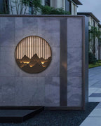 LED Outdoor Wall Light – Mountain Modern Exterior Wall Lamp
