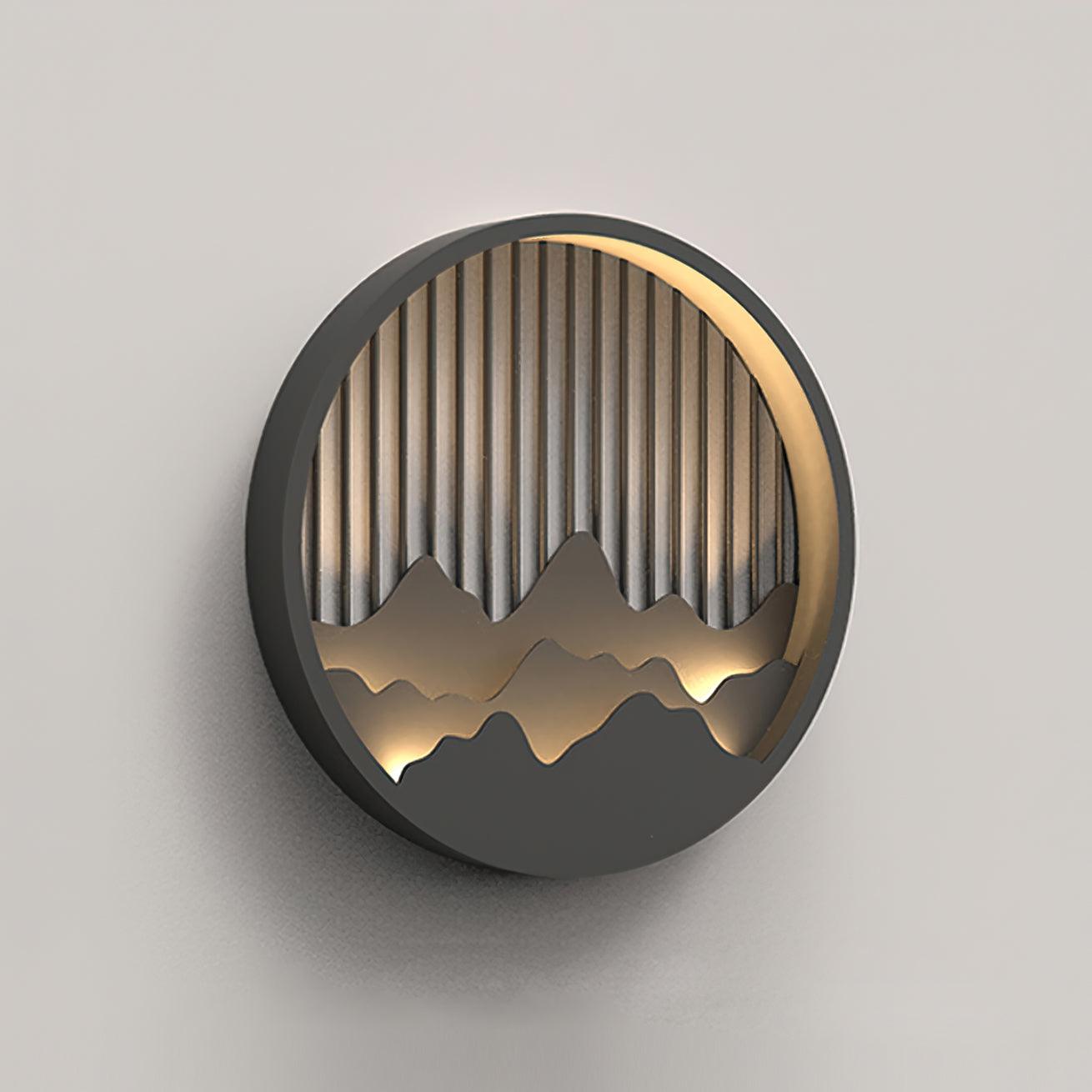 LED Outdoor Wall Light – Mountain Modern Exterior Wall Lamp