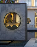 LED Outdoor Wall Light – Mountain Modern Exterior Wall Lamp