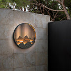 LED Outdoor Wall Light – Mountain Modern Exterior Wall Lamp