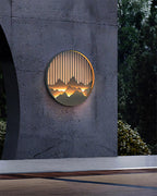 LED Outdoor Wall Light – Mountain Modern Exterior Wall Lamp