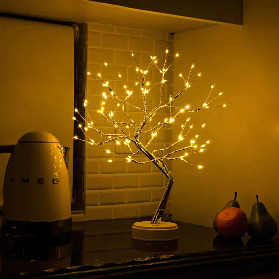 LED Fairy Light Tree Lamp – Twinlingthree® 108 LEDs Bonsai Table Lamp